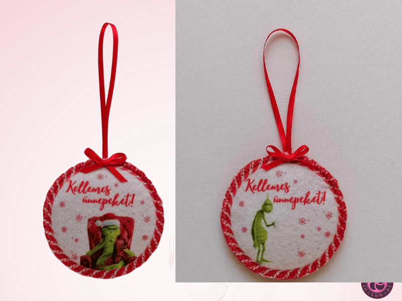 Karácsonyi filcdísz 8 Karácsonyi filcdísz - Image 8