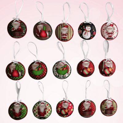 Karácsonyi filc dísz