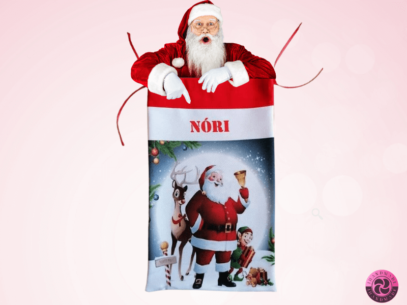 Egyedi mintás mikulás zsák 2 Egyedi mintás mikulás zsák - Image 2